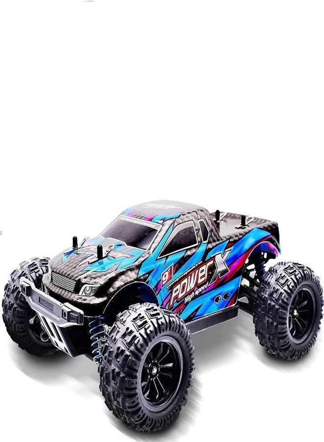 Brighterbee High Speed 40 km/h 4WD 2.4 GHz Remote Control Truck 1:18 Scale Radio Controlled Off-Road RC Car Electronic Monster Truck R/C RTR Hobby Cross-Country Car Buggy... - Image 5